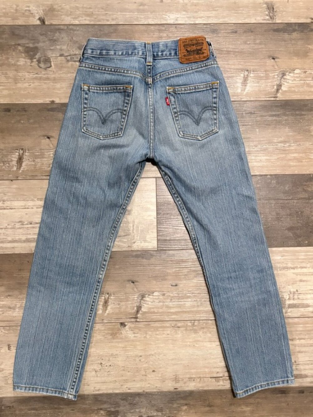 Levi’s 514 Slim Straight Jeans Light Wash 25x25 Women’s Denim